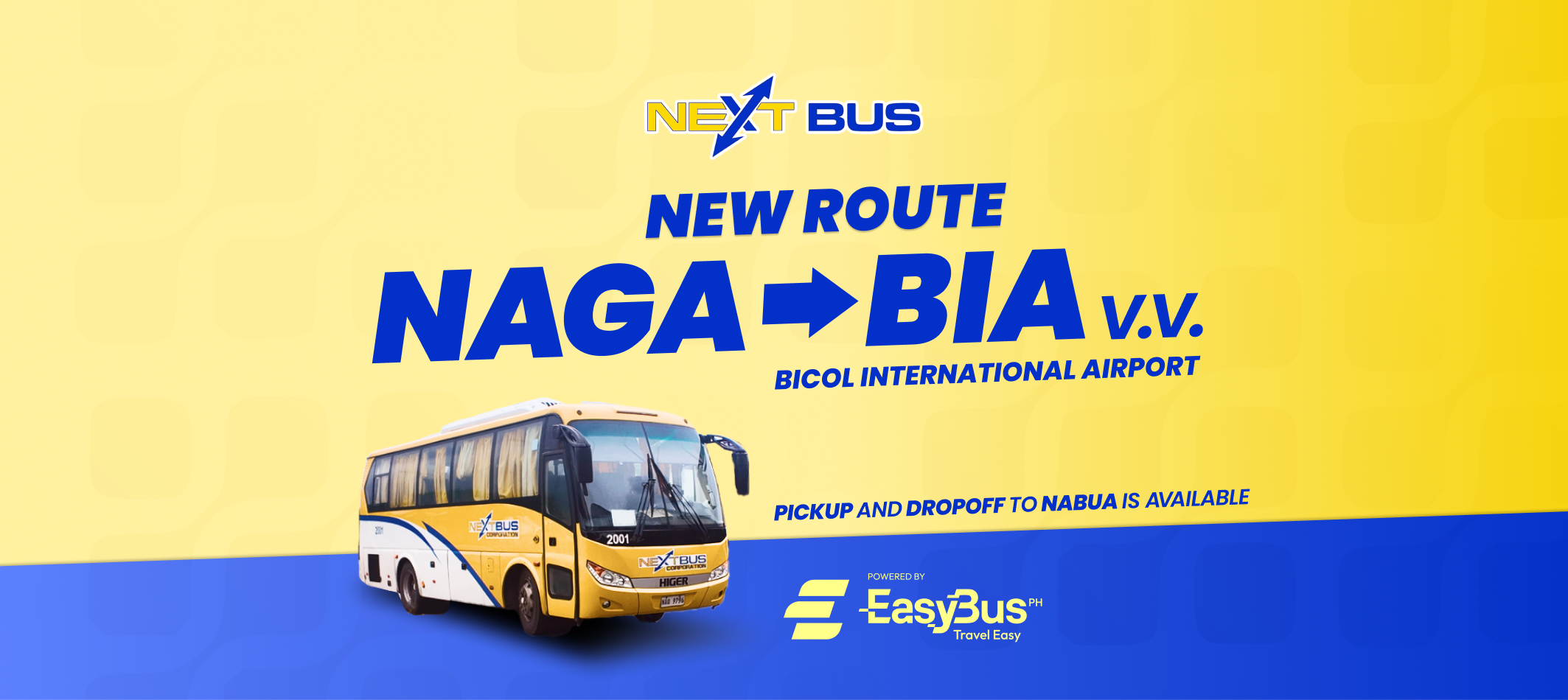 NEXTBUS Updated Announcement Banner
